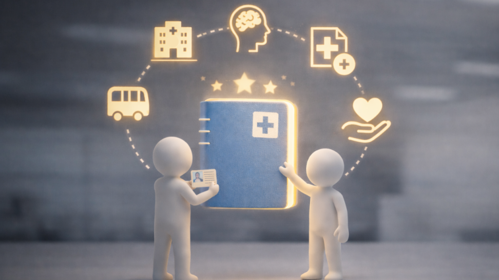 精神障害者保健福祉手帳のイメージ画像。