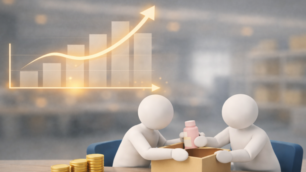 通所して作業をすることで工賃をもらう画像